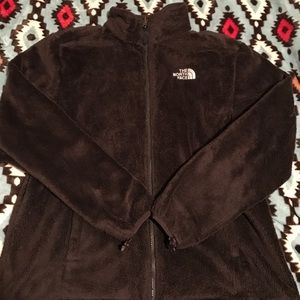 Chocolate brown North Face jacket