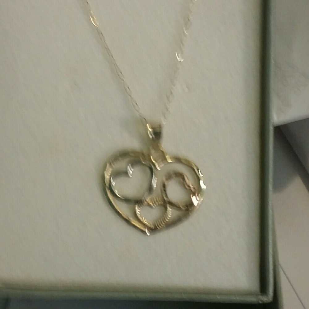 10kt pendant and charm
