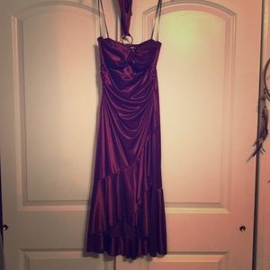 Plum/maroon colored dress