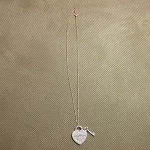 Tiffany and Co. Heart Tag with Key Pendant