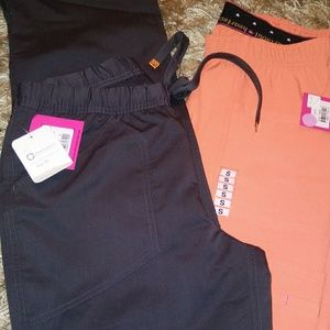 Scrub pants, smoke grey pair still avail.