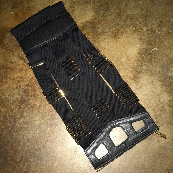 Herve Leger elastic waist belt