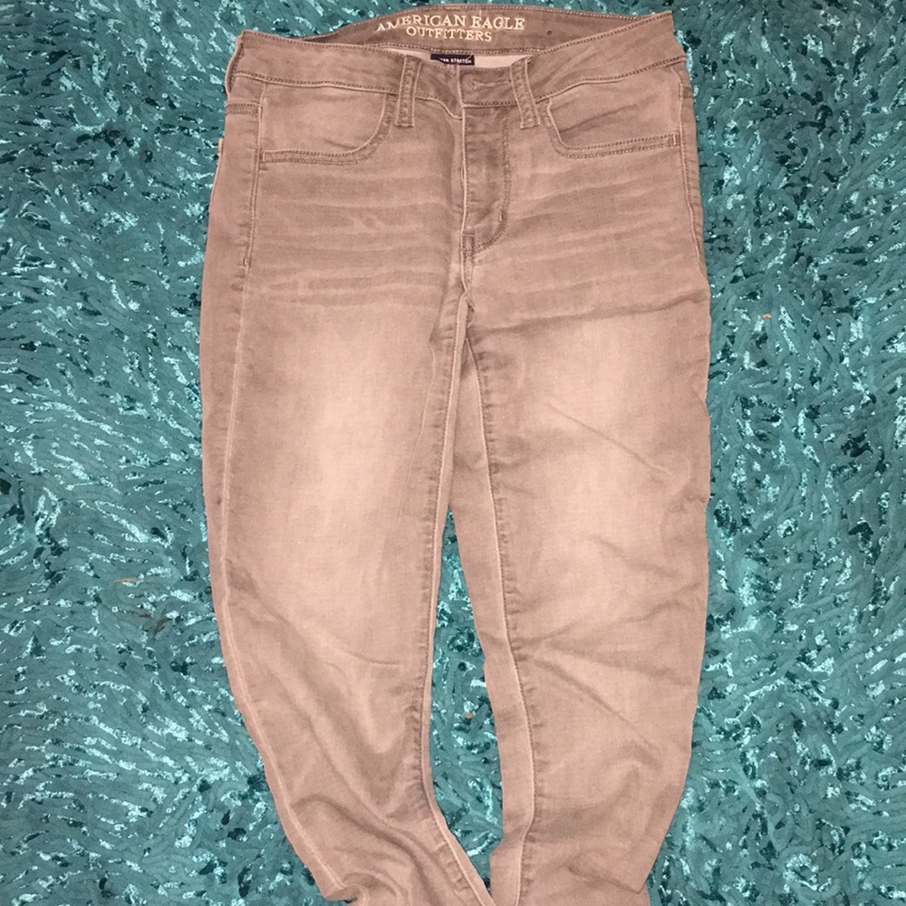 American eagle jeans grey