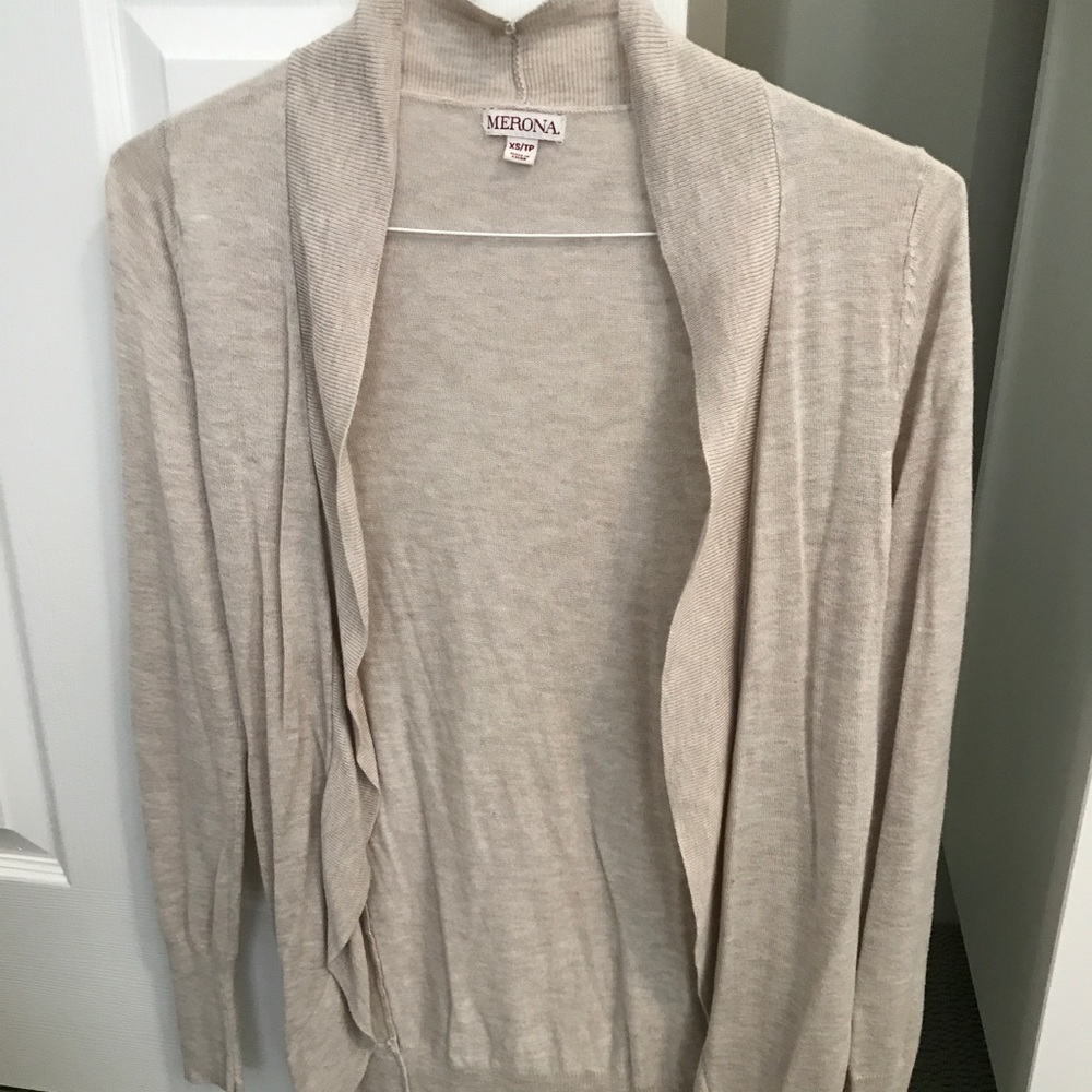 Merona open front long sleeve cardigan