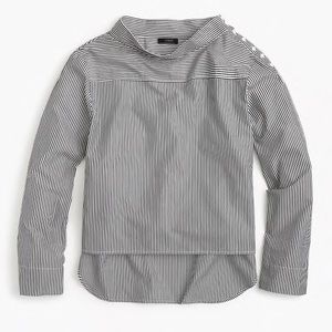 J. Crew Wide Necked Striped Top