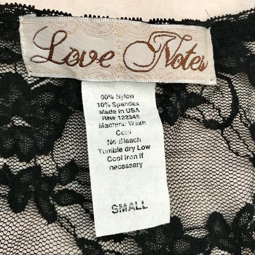 Black Lace Top - Picture 3 of 4