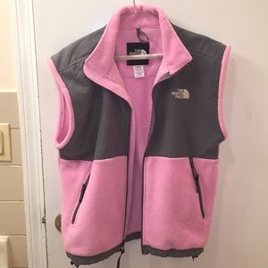 North Face Pink Vest