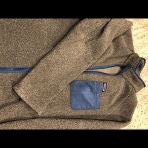 Gray Patagonia Fleece Jacket