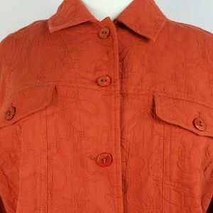 Chicos Button front topper