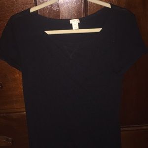 Black J. Crew tee