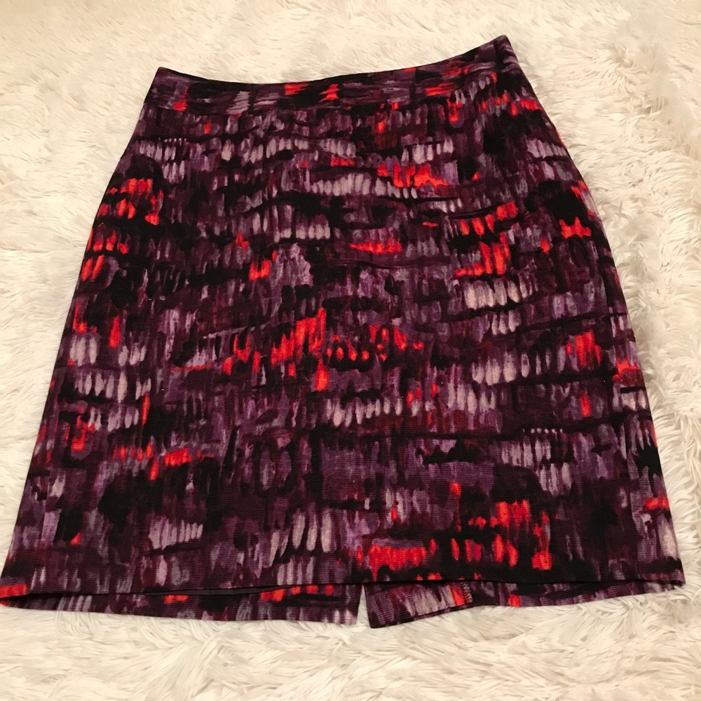 Multi-Color Ann Taylor Pencil Skirt