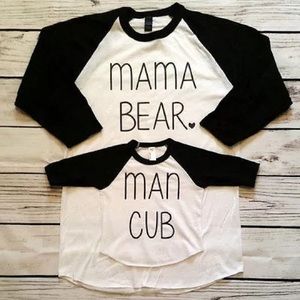 Mama Bear Baseball Tee