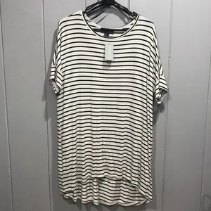 Oversized stripe shirt NEVER WORN WITH TAGS!!