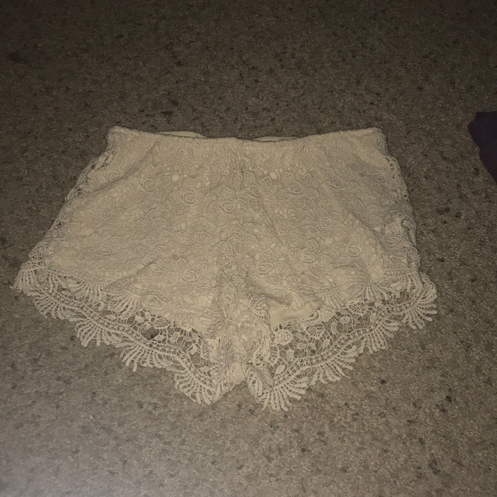 Crochet shorts