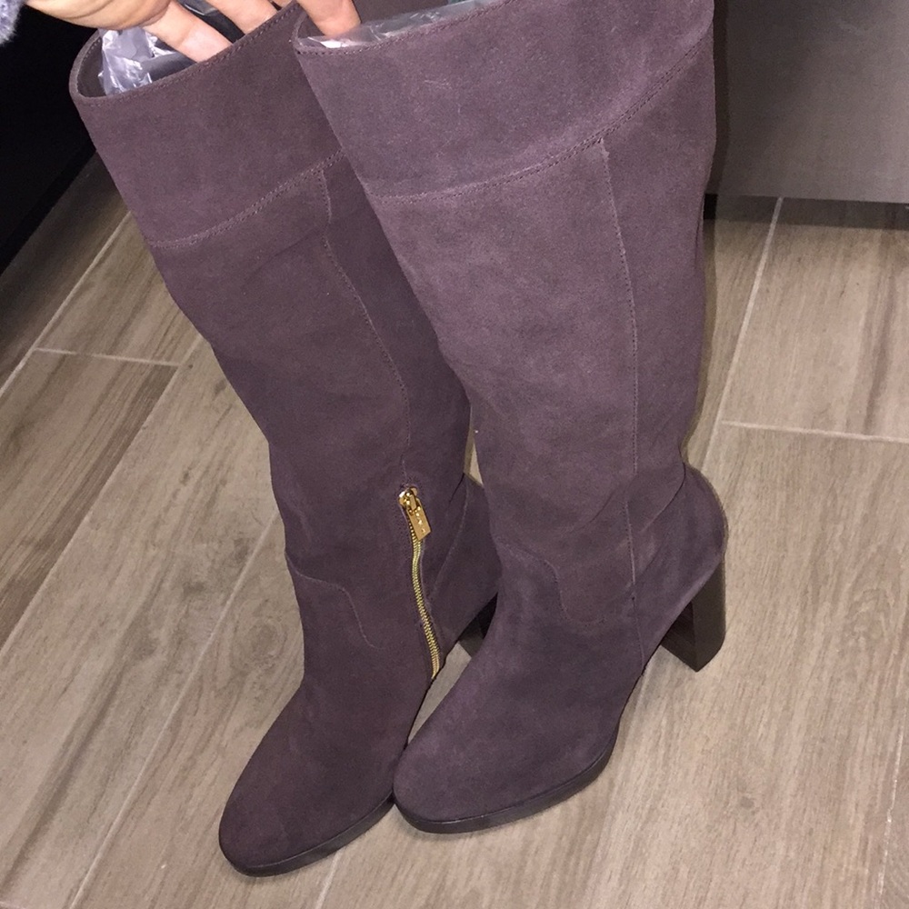 Michael Kors coffee colored  suede boots