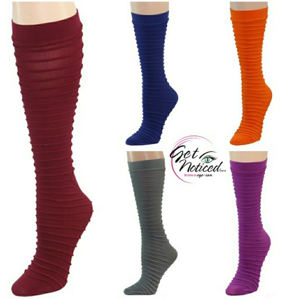 Rocky Ribbed Knee Socks