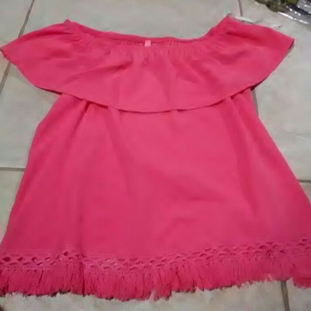 Pink blouse