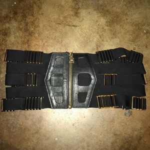 Herve Leger Black elastic belt