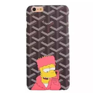 goyard simpsons iphone case