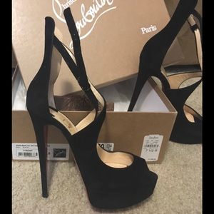 CHRISTIAN LOUBOUTIN Marlenalta 150 Veu Velours