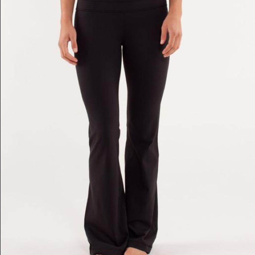 Black Lululemon Groove Pants