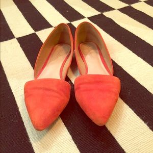🎈Madewell Burnt Orange Flats - Size 8 🎈