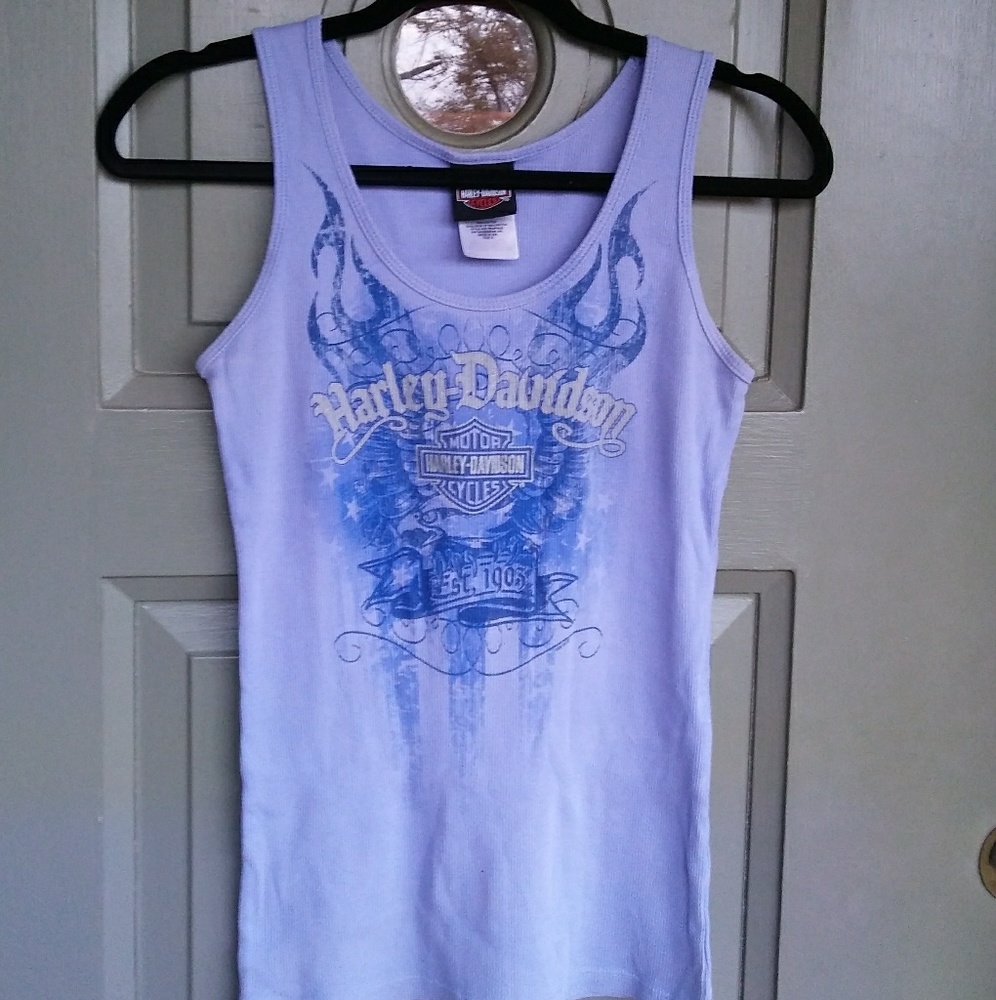 Harley-Davdison Light Purple Tank Top