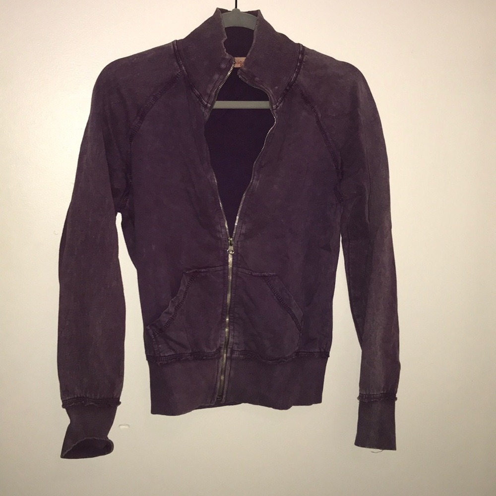 Purple Zip up Hoodie