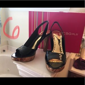 Brand new BCBGirls open-toe heels