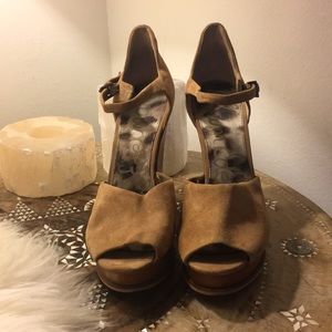 Sam Edelman suede wedges