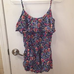 Floral Ruffled Romper