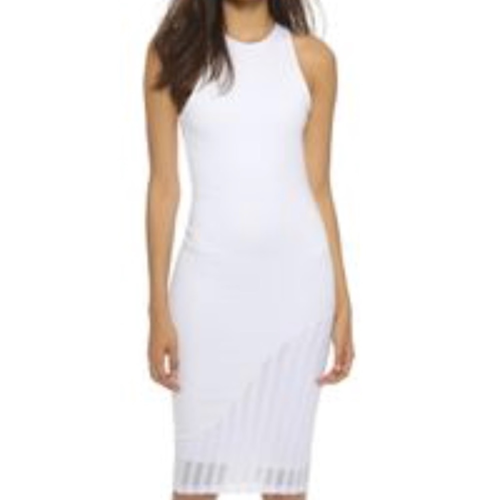 Brand new women’s white Ronny Kobo midi dress