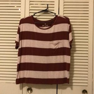 American eagle slouchy pocket tee