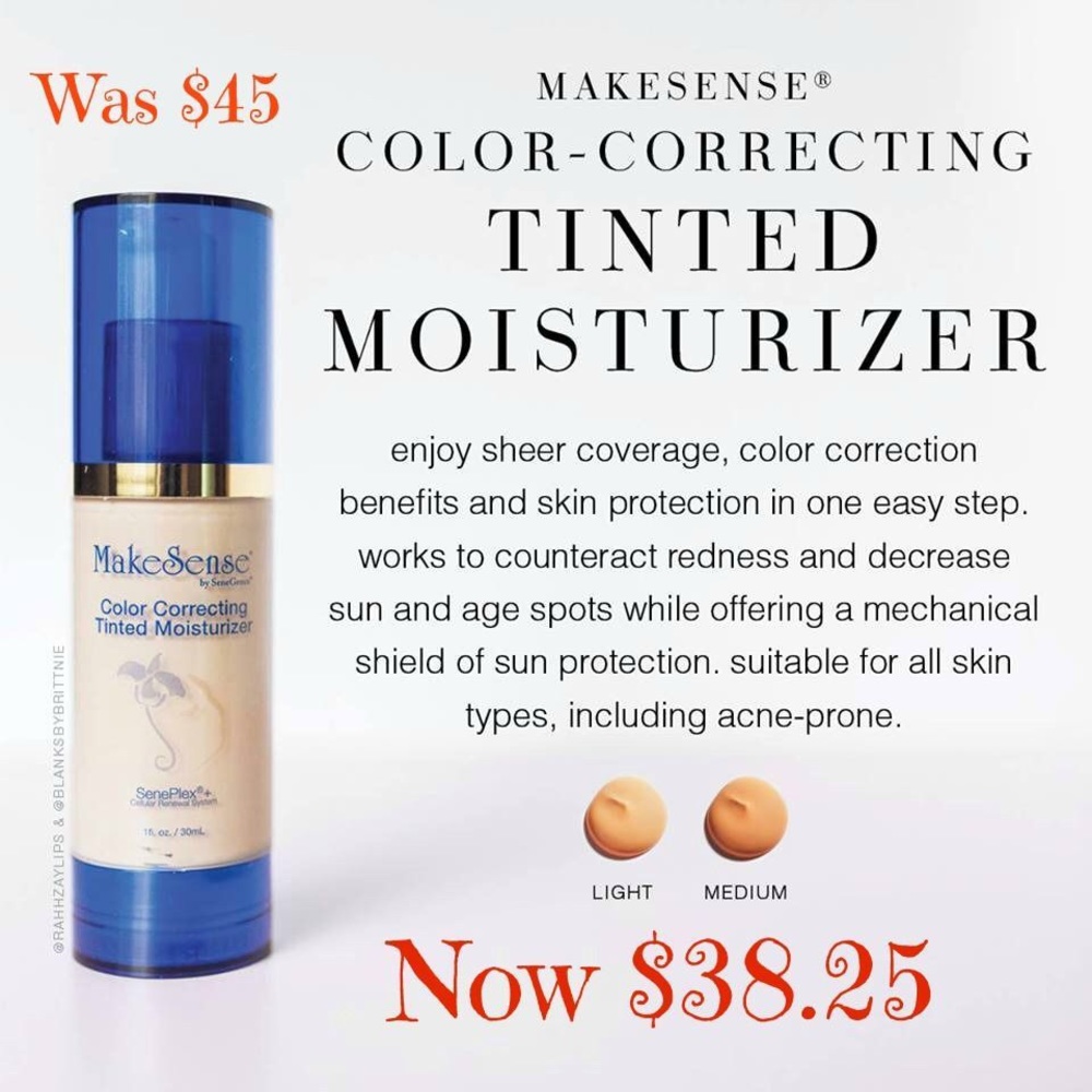 SeneGence Color Correcting Tinted Moisturizer