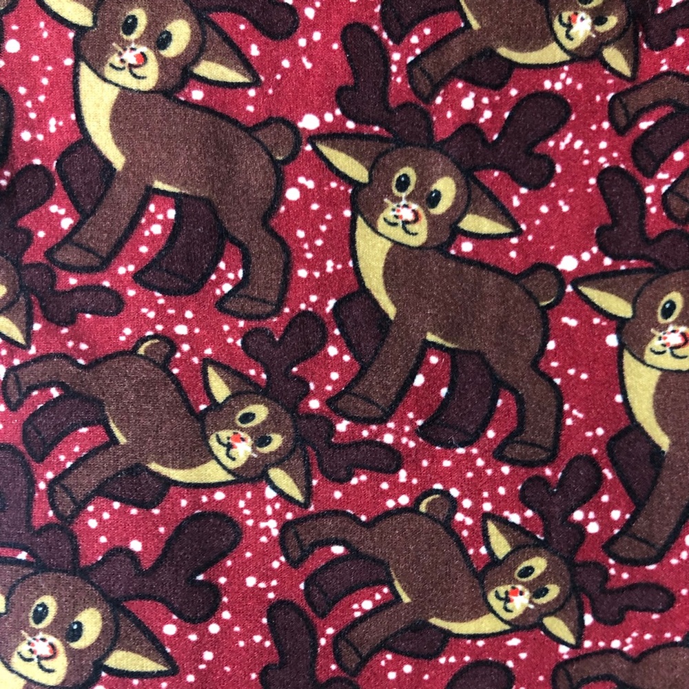 LuLaRoe OS Christmas Reindeer Leggings
