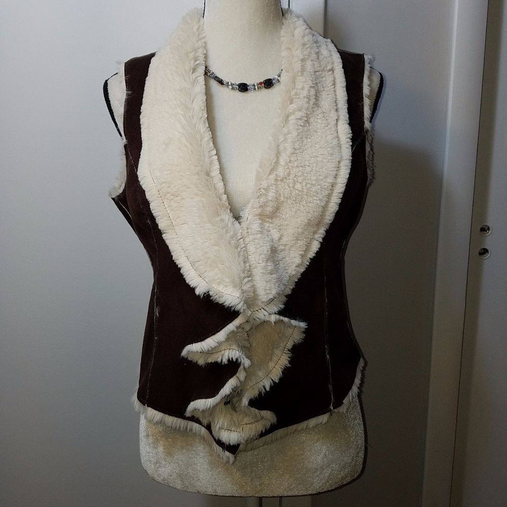 24 Int'l Ashley Faux Shearling Vest