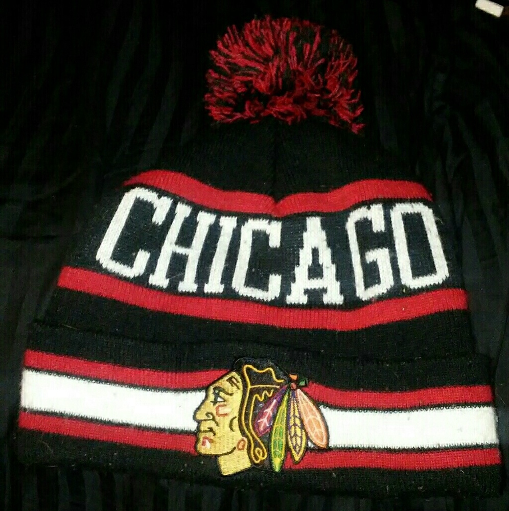 Blackhawks winter hat (beanie,ski cap)