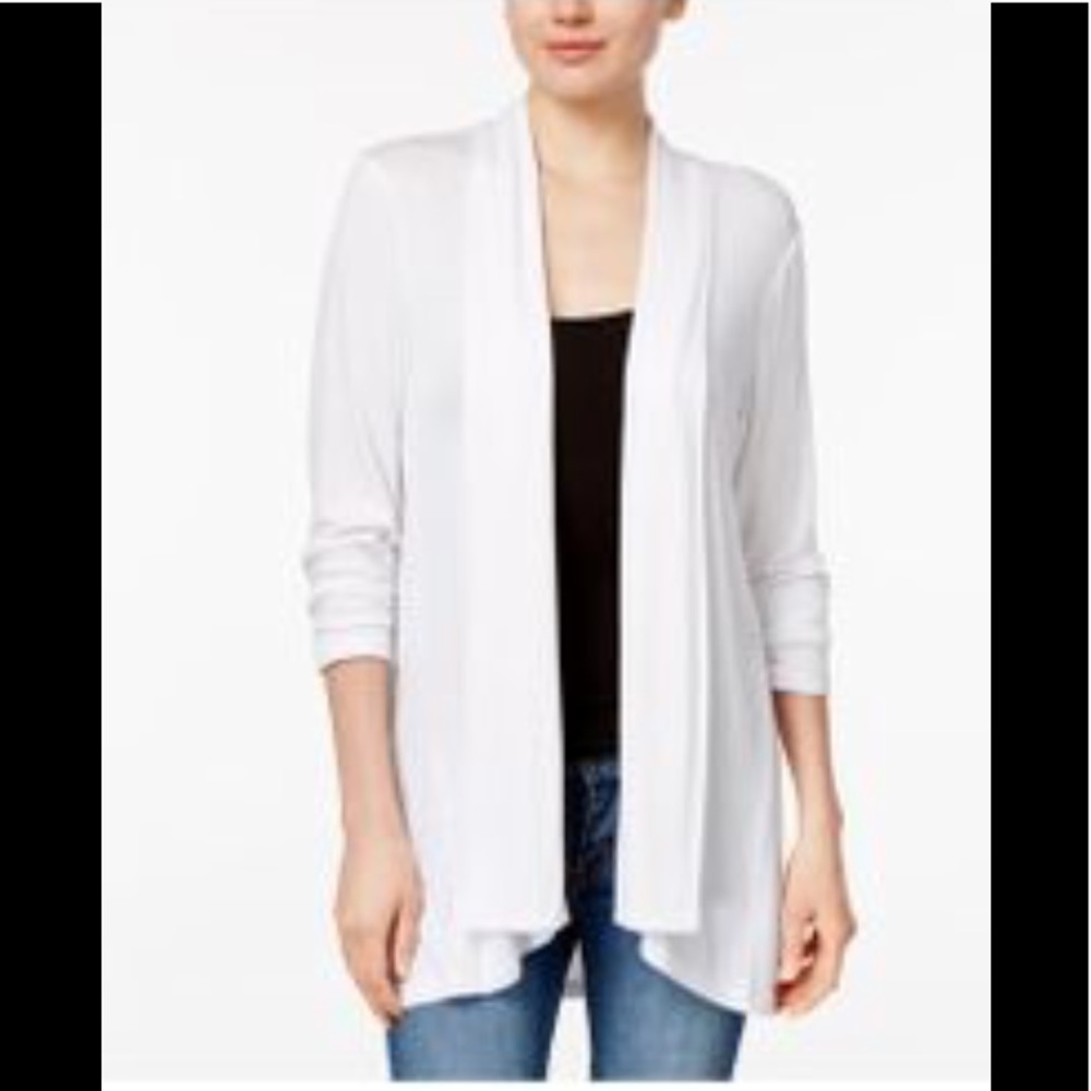 Express white kimono cardigan