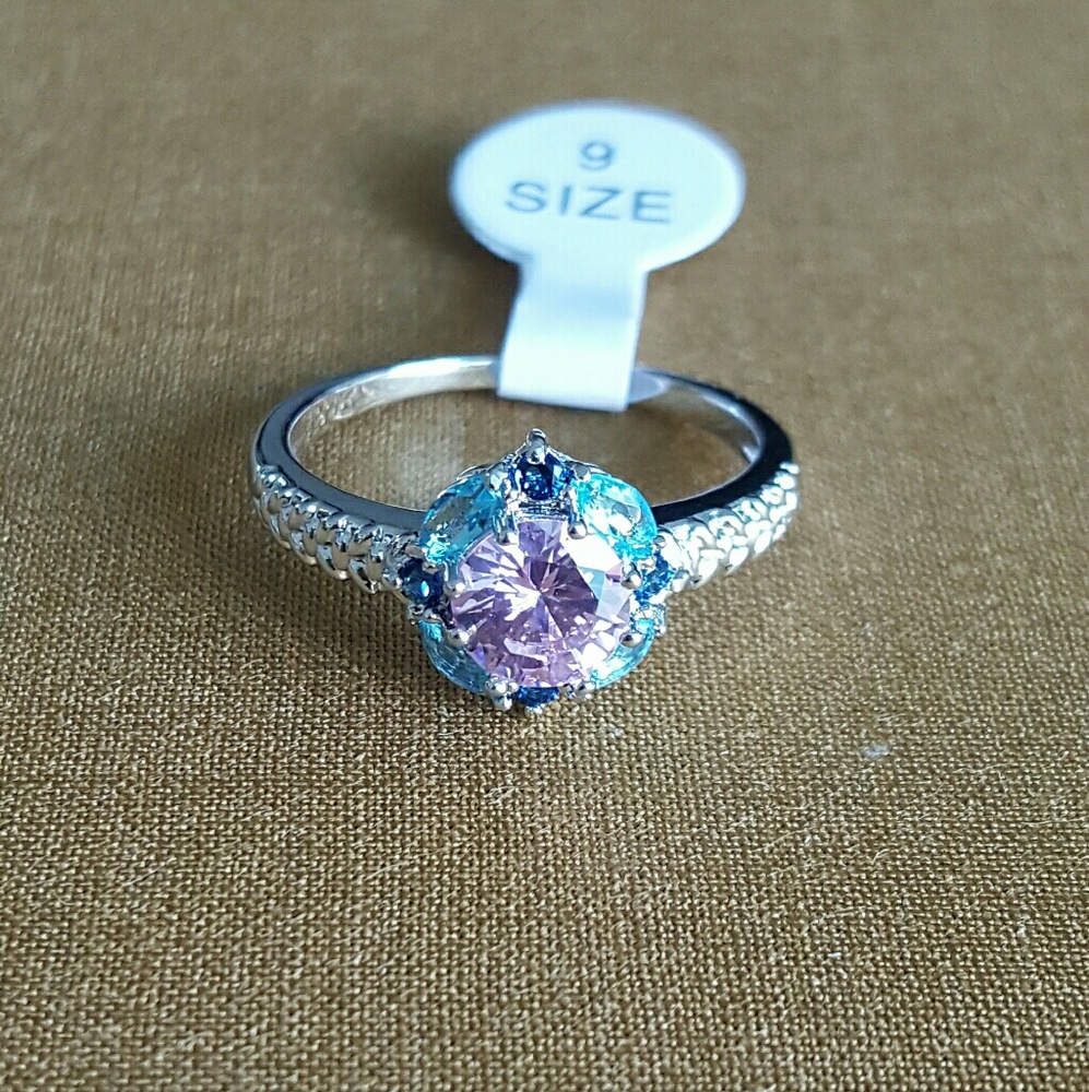 Tourmaline Daisy Flower Ring