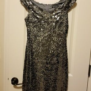 Short length sequins dress