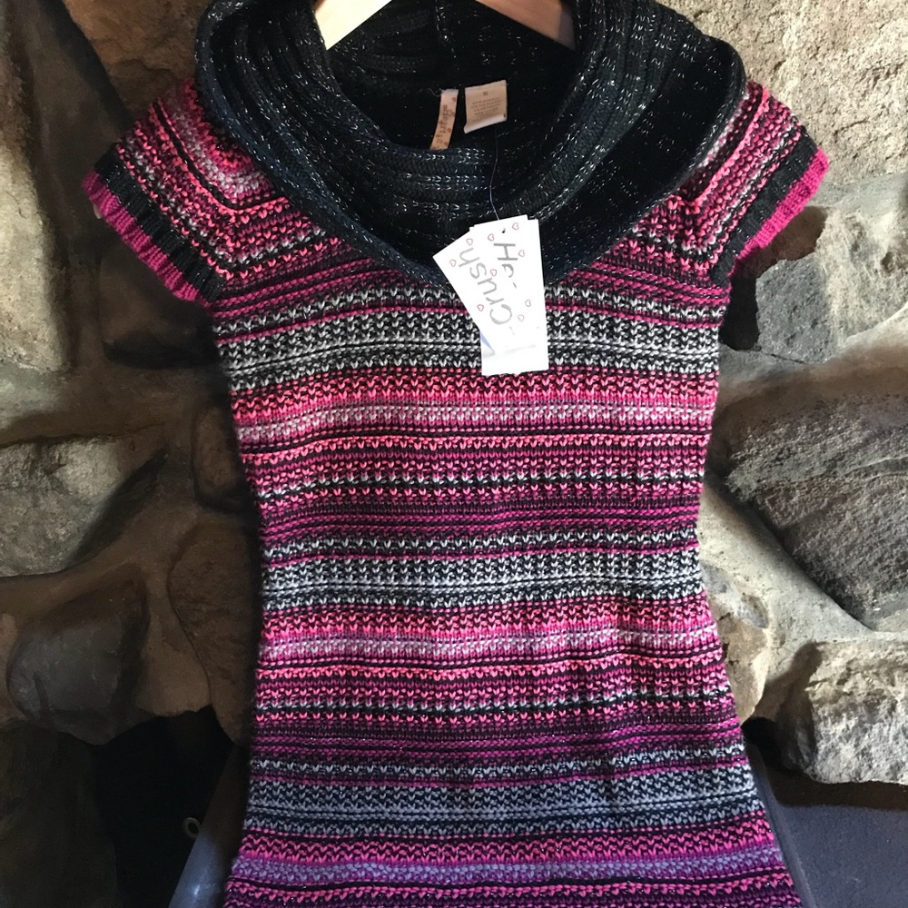Small junior New Heart-n-Crush Sweater Dress