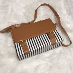 STRIPED crossbody Purse