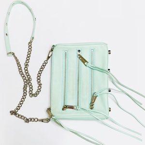 Rebecca Minkoff Mint 5-Zip Convertible Clutch