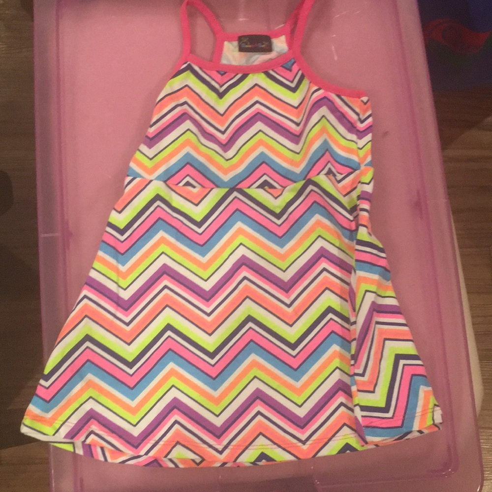 Toddler Size 2T Multi Colored Dress