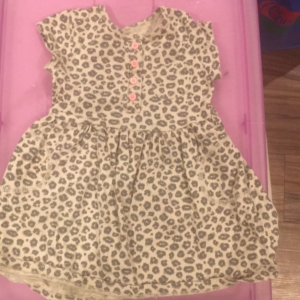 Toddler Sz 2T Cheetah Print Dress