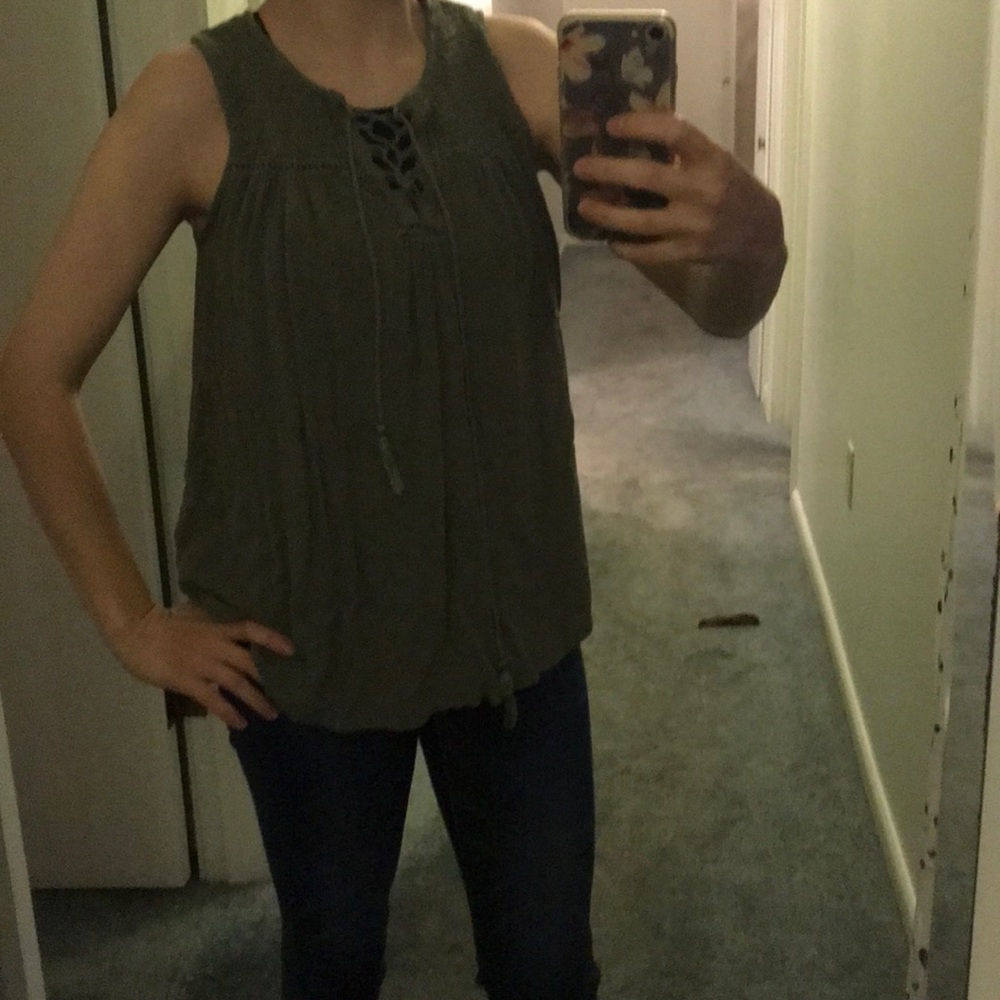 Fringe tank top