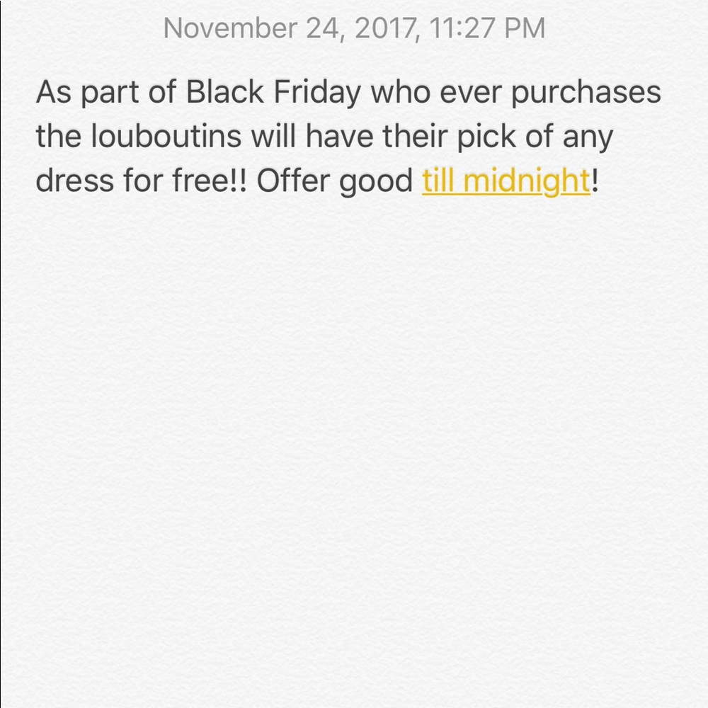 Black Friday deal!!