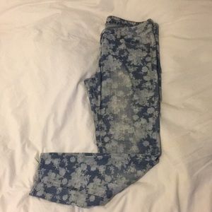 Floral Denim Jeans