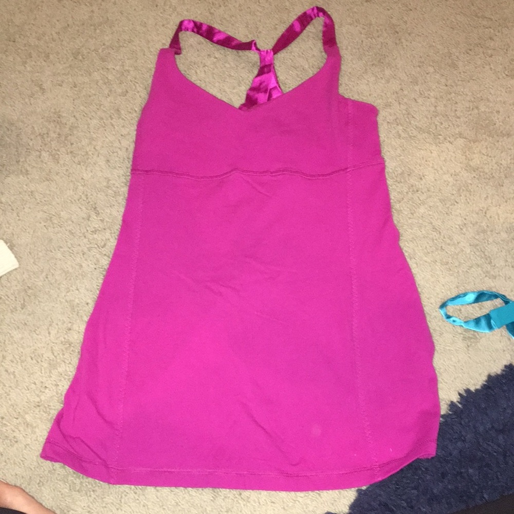 Hot pink Lulu tank