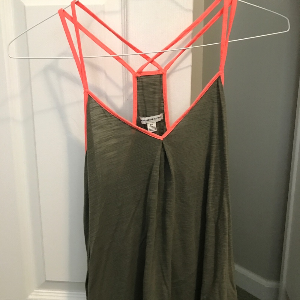 American Eagle flowy spaghetti strap tank top